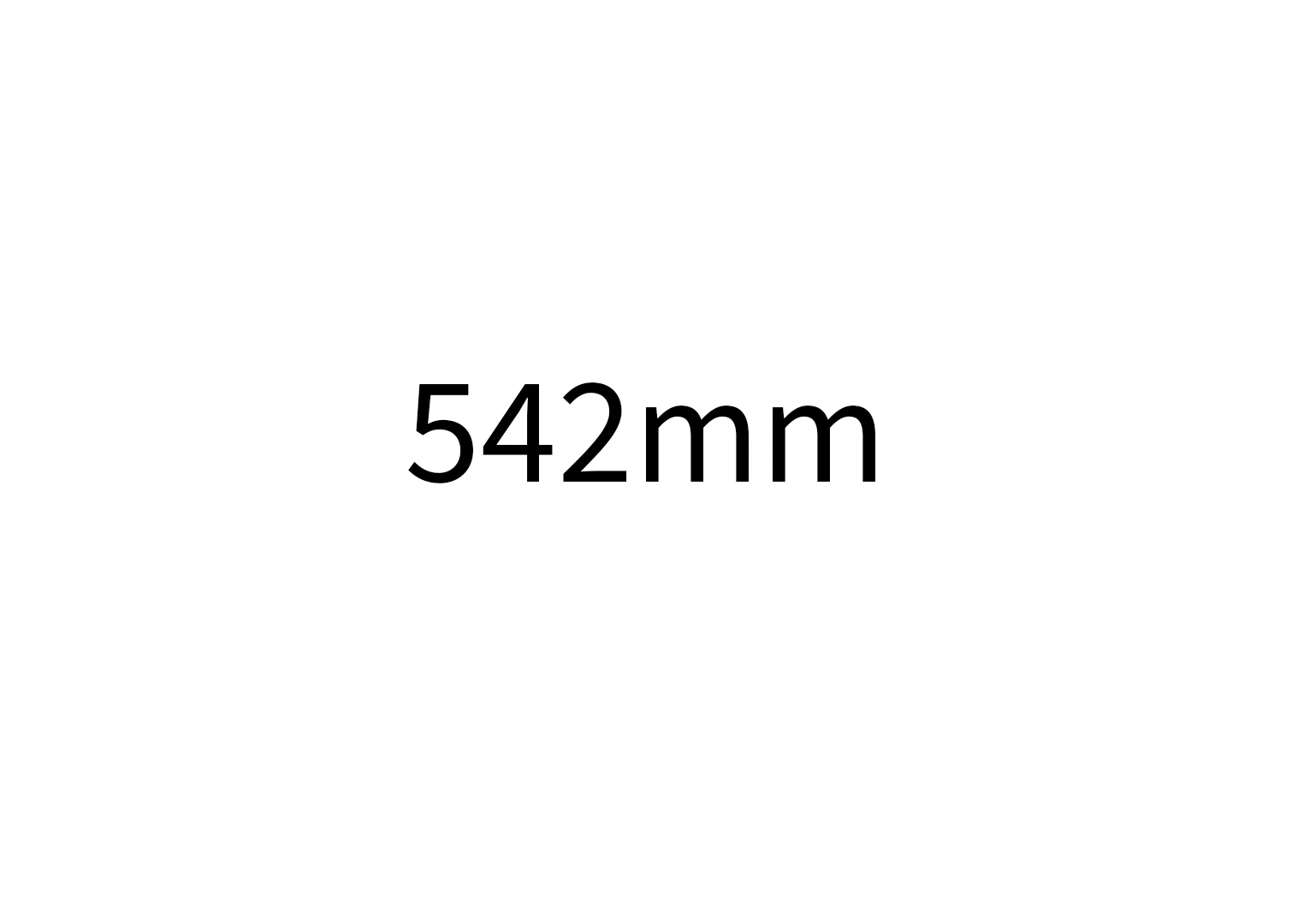 542mm