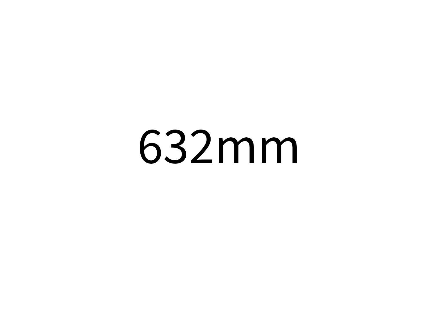 632mm