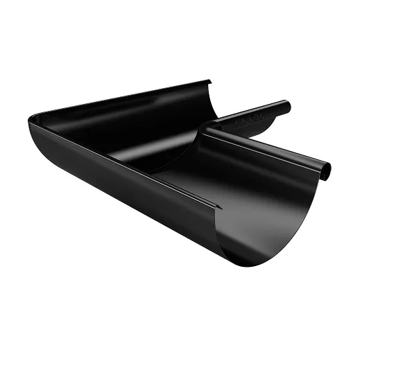 RoofArt Black Steel 90° Internal Gutter Corner 150mm