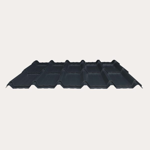 Hornsey Polyester Coated Box Tile Effect Roofing Sheet (32/1000) - Slate Blue