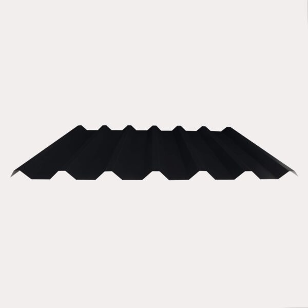 Hornsey Polyester Coated Box Profile Roofing Sheet (34/1000) - Jet Black