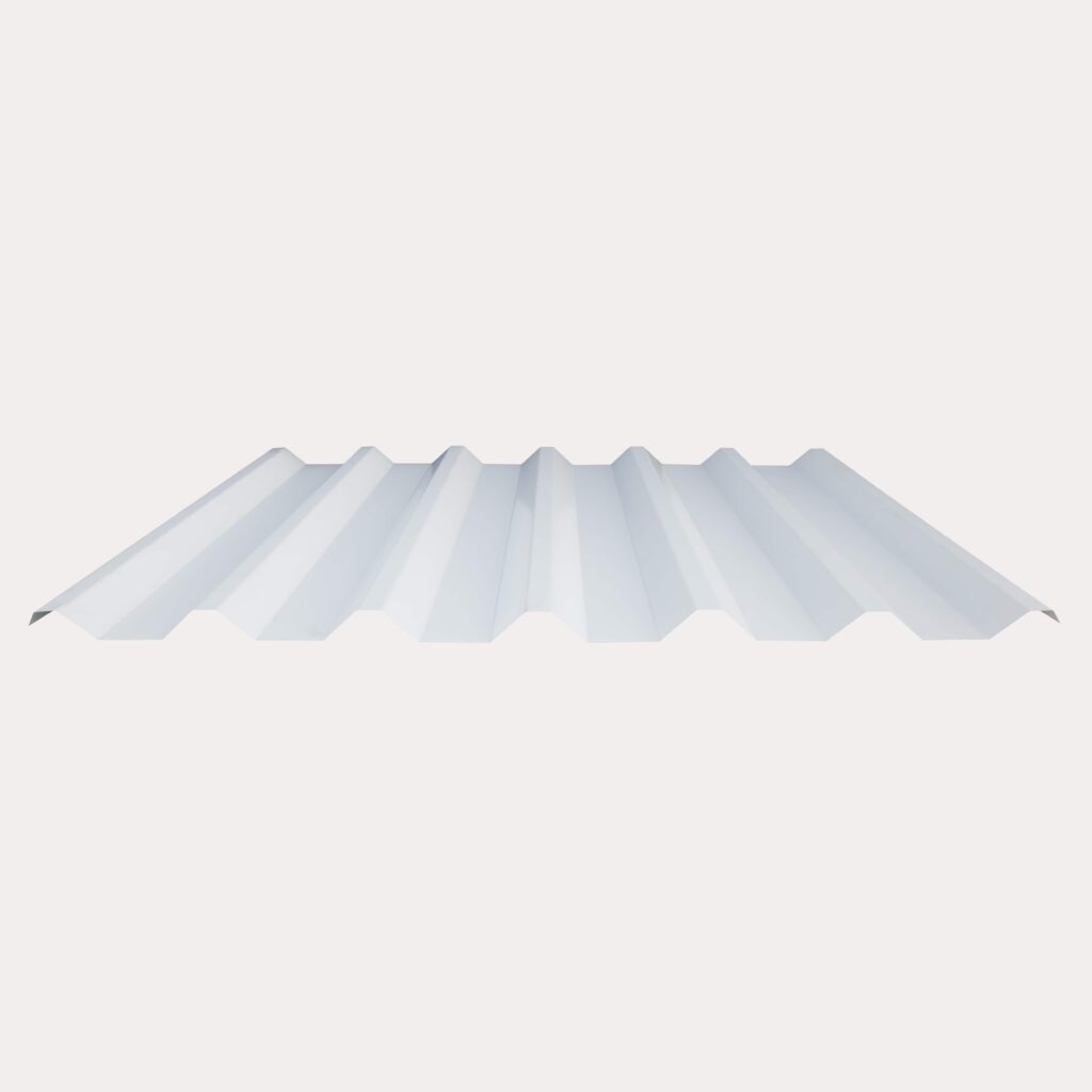 Hornsey Polyester Coated Box Profile Roofing Sheet (34/1000) - Pure White