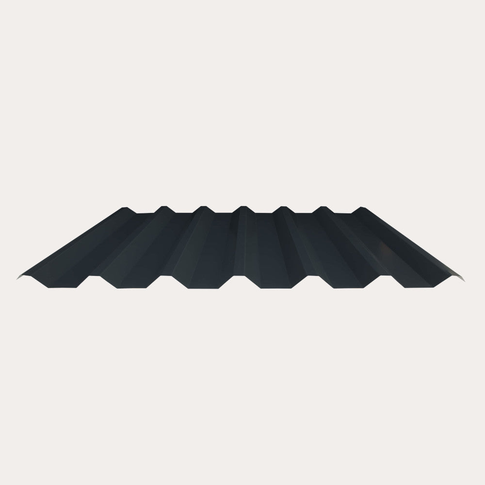 Hornsey Wrinkle Polyester Coated Box Tile Effect Roofing Sheet (32/1000) - Anthracite Grey