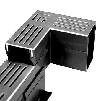 Alusthetic PVC Threshold Channel Drain Corner