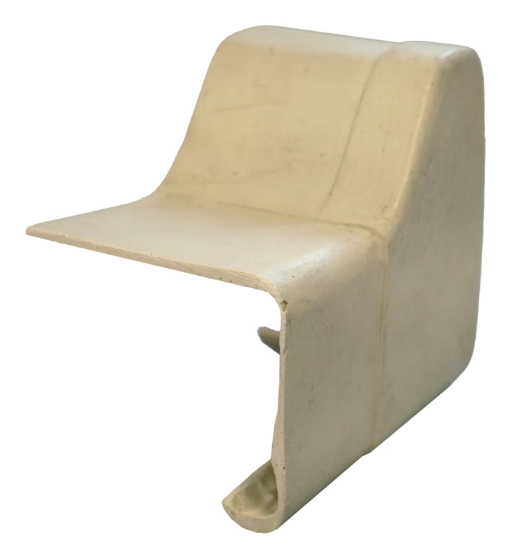CFS A170 Drip to B230 Raised Edge Fibreglass Roofing GRP Corner