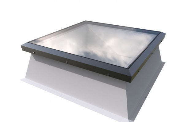 Brett Martin Flat Glass Non-Opening Flat Roof Window – with Kerb