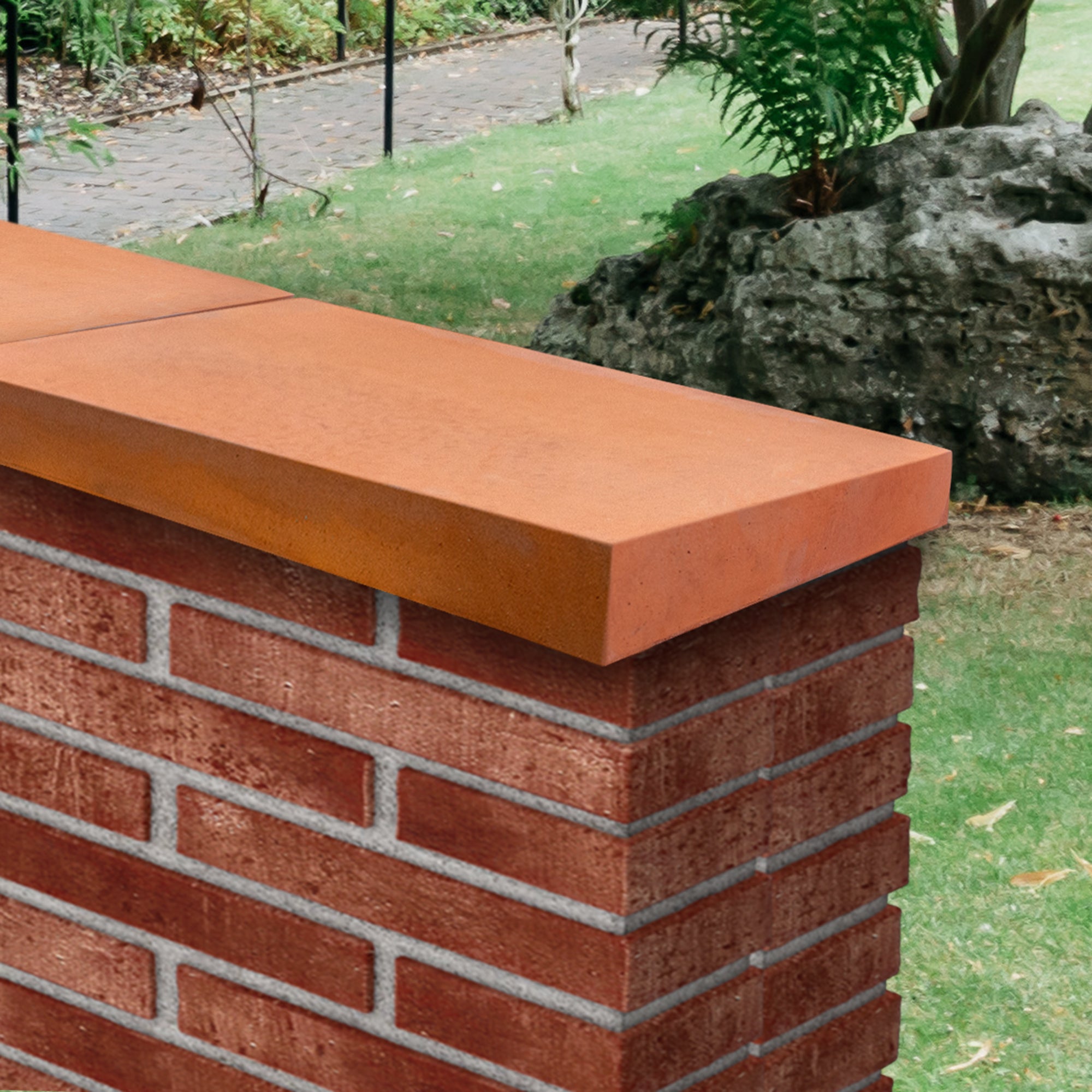 Willowcrete Single Weathered Concrete Coping Stone