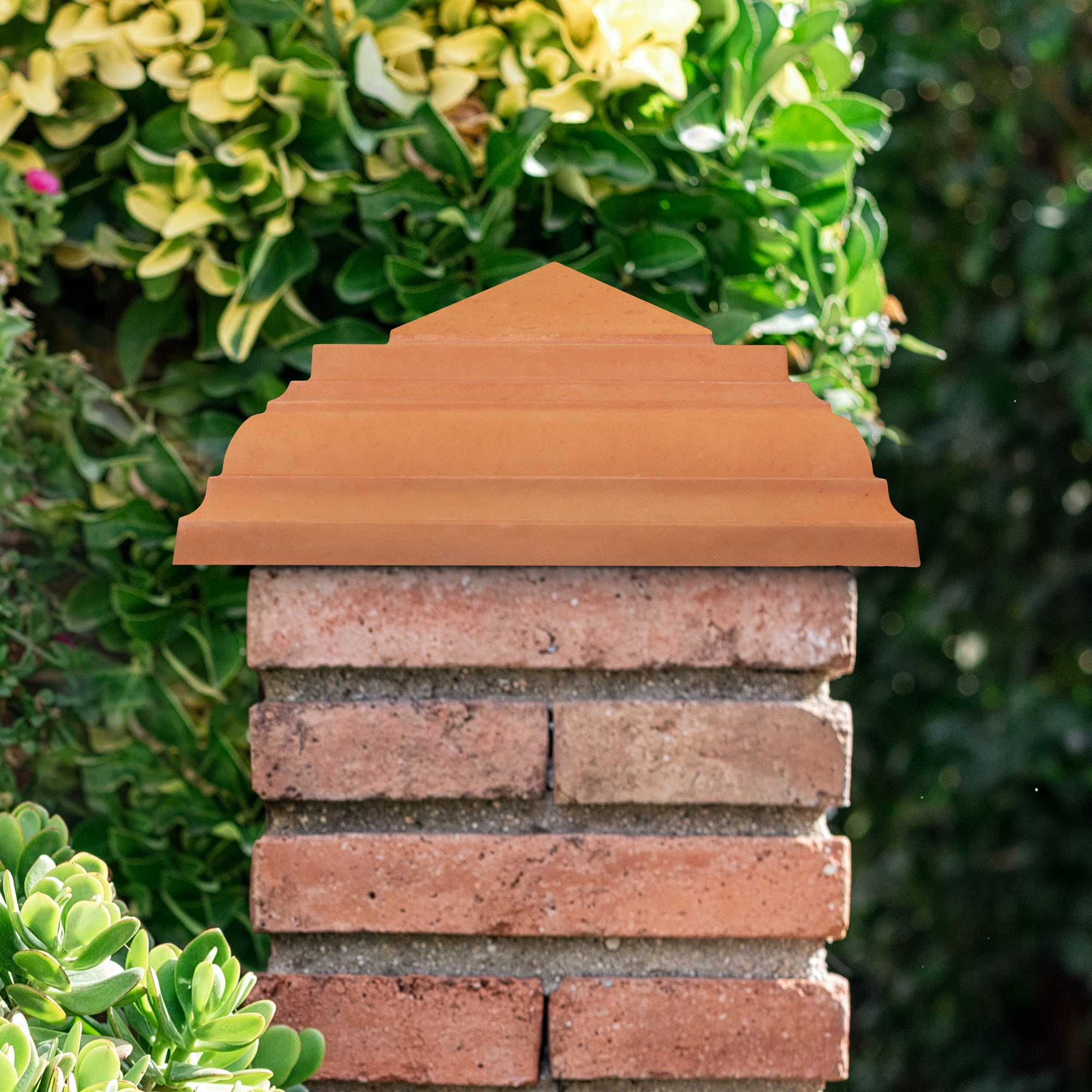 Willowcrete Stepped Peaked Concrete Pier Cap