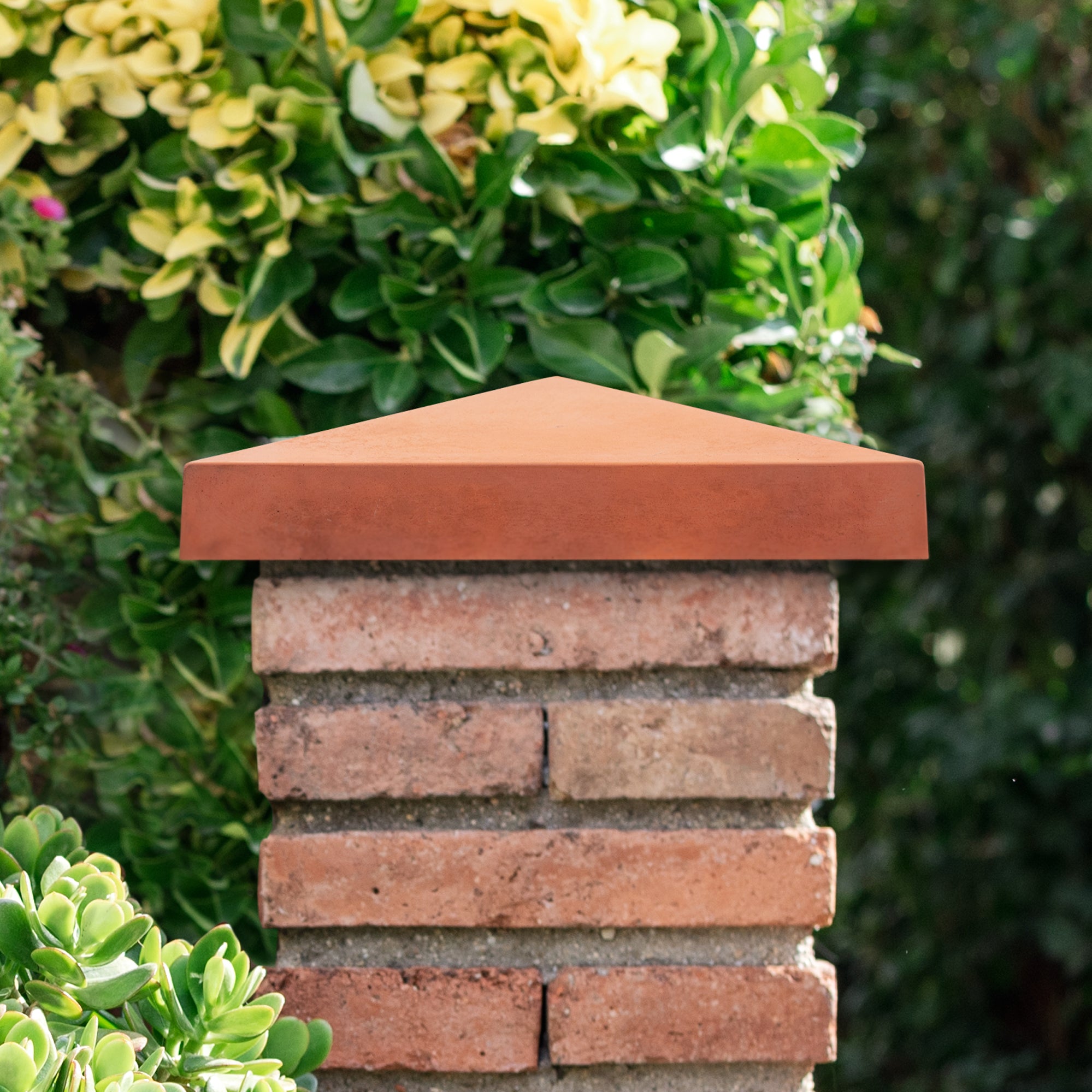 Willowcrete 4-Way Weathered Concrete Pier Cap