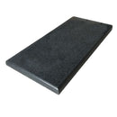 Castle Composites Charcoal Black Granite Coping Stone End Piece - 300mm x 600mm - Roofing Supplies UK
