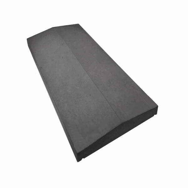 Castle Composites Twice Weathered Coping Stone Dark Grey - 230mm x 600mm