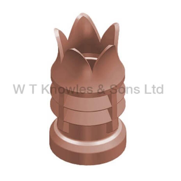 Clay Bradford Wind Guard Push-On Top Chimney Pot
