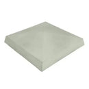 Concrete 4 Way Weathered Coping Pier Cap - Grey - 680mm x 680mm - Roofing Supplies UK