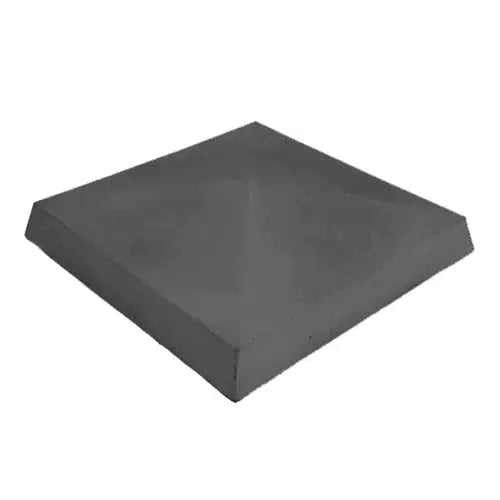 Concrete 4 way weathered Pier Cap Charcoal 680mm x 680mm