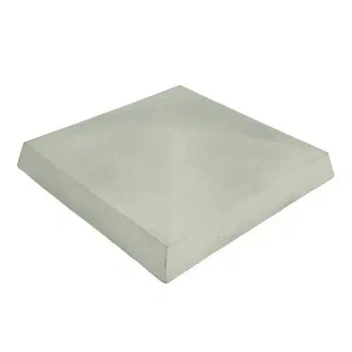 Concrete 4 way weathered Pier Cap Natural Grey 420mm x 420mm