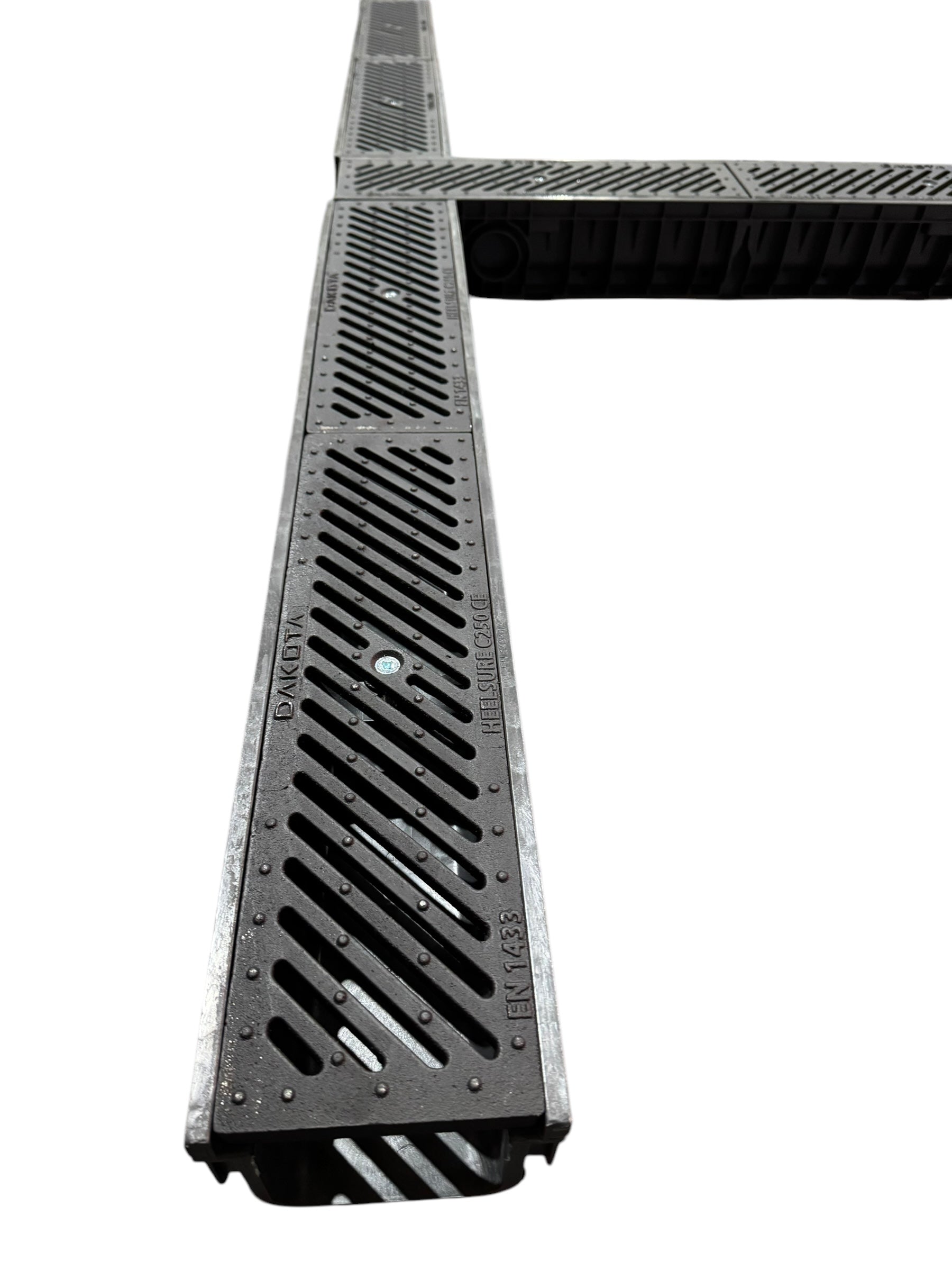 DEKDrain CETUS - C250 Cast Iron Heel Grating - 152/125mm