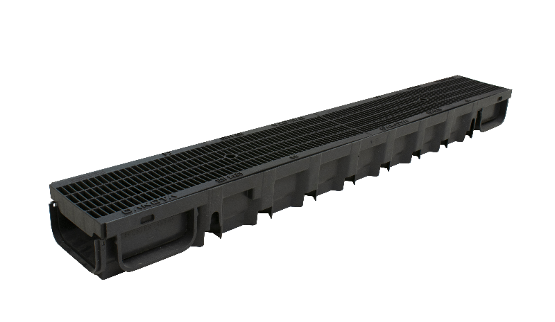 DekDrain Hydrus B125 Channel Drain - 1m (Composite Grate)