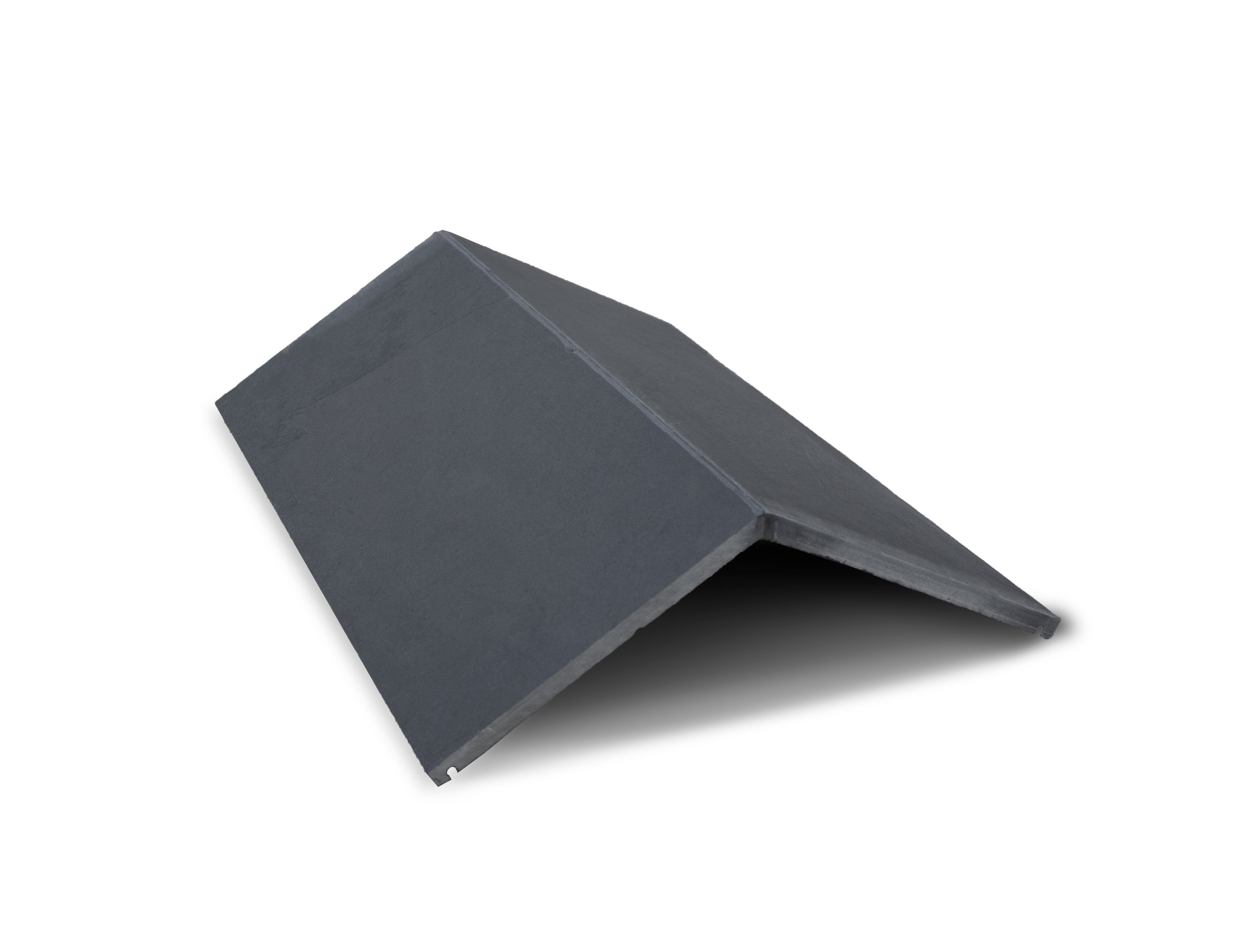 Mayan Natural Slate Graphite Ridge Tile - Classic