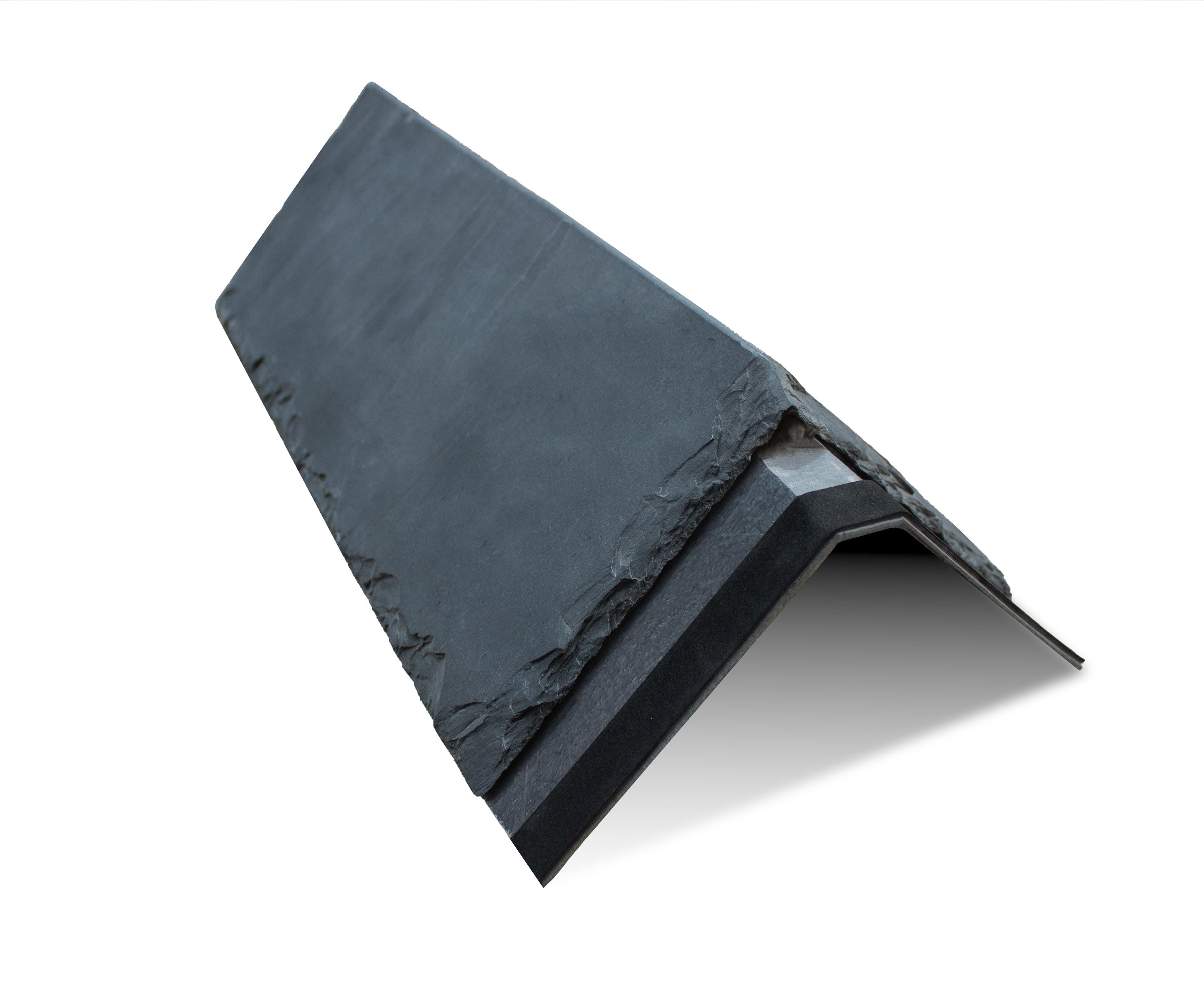 Mayan Natural Slate Graphite Ridge Tile - Dry Fix