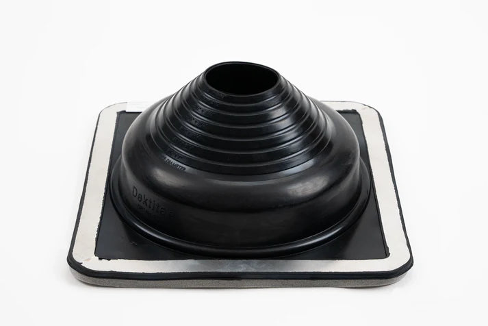 Dektite Ezi-Seal Black EPDM Roof Pipe Flashing