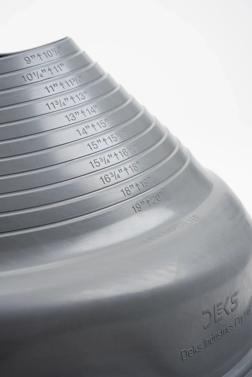 Dektite Premium Grey EPDM Roof Pipe Flashing