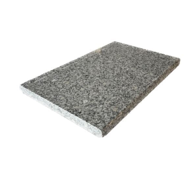 375mm x 600mm Castle Dolomite Grey granite coping stone in durable grey granite with lightly textured surface