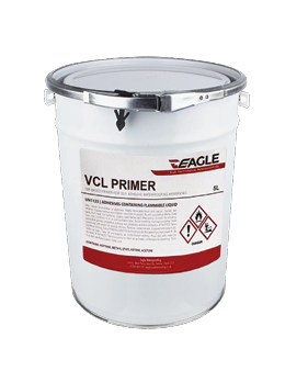 Eagle VCL SA Primer 5L black solvent-based primer tin for vapour control layers and membranes.