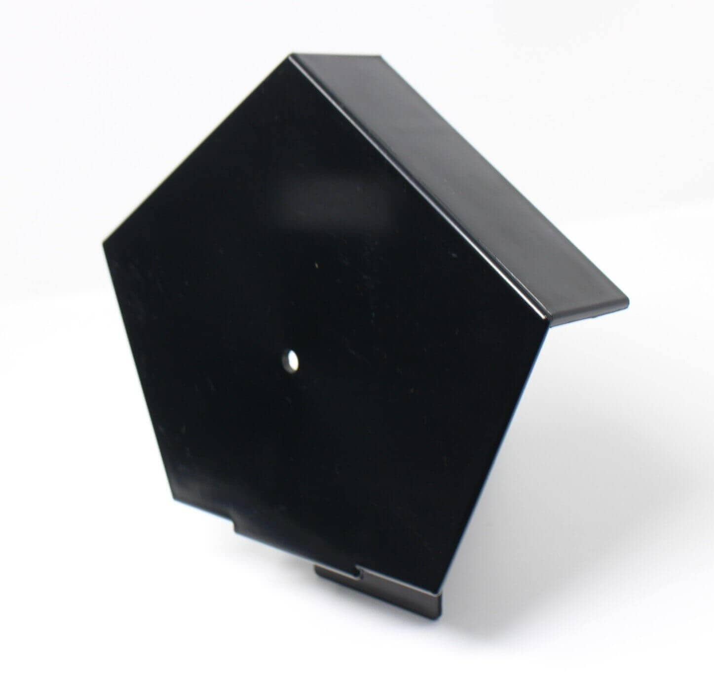 European Plastics PVC Continuous Dry Verge Angled Ridge End Cap 'D' Type for High Profile Concrete Tiles