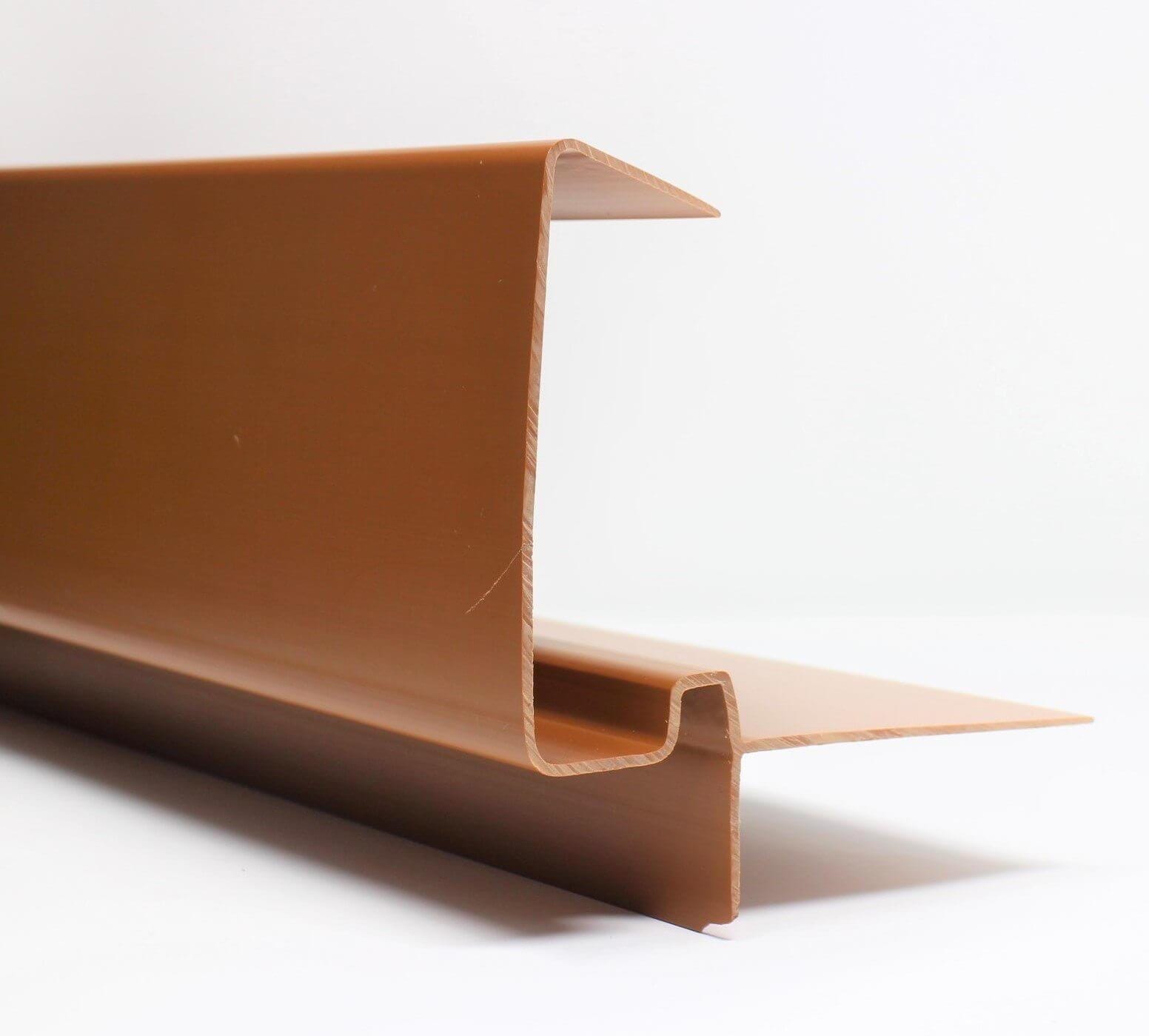 European Plastics PVC Continuous Dry Verge 'R' Type for Concrete Tiles