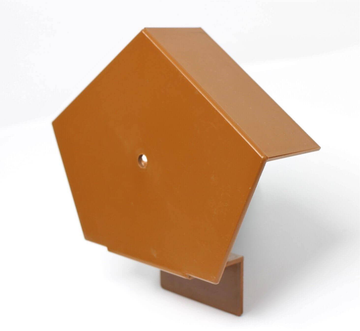 European Plastics PVC Continuous Dry Verge Ridge End Cap 'S' Type for Slate