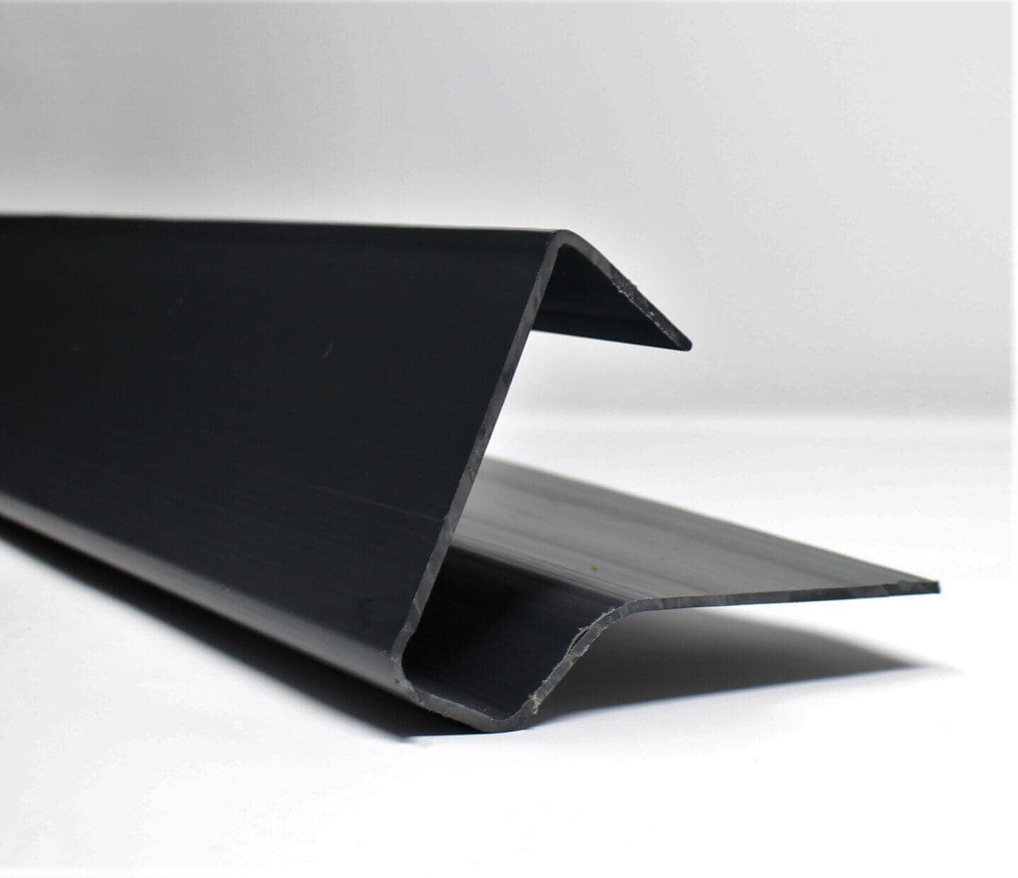 European Plastics PVC Continuous Dry Verge 'S' Type for Slate