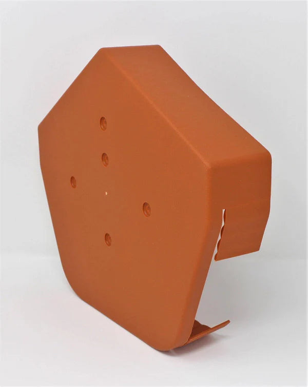 European Plastics Uni-Verge Angled Ridge End Cap
