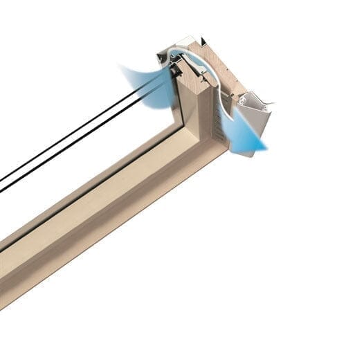 Fakro Electrically Operated Centre Pivot Polyutherane Pitched Roof Window
