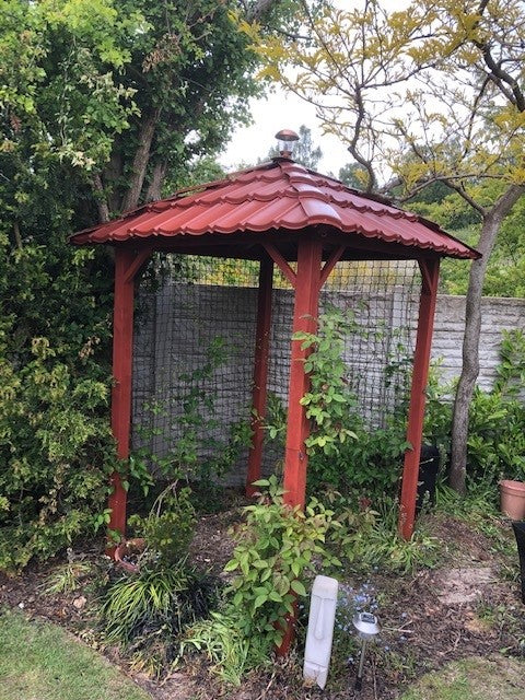 Lightweight Tiles Budget Ridge End Cap - Smooth Red