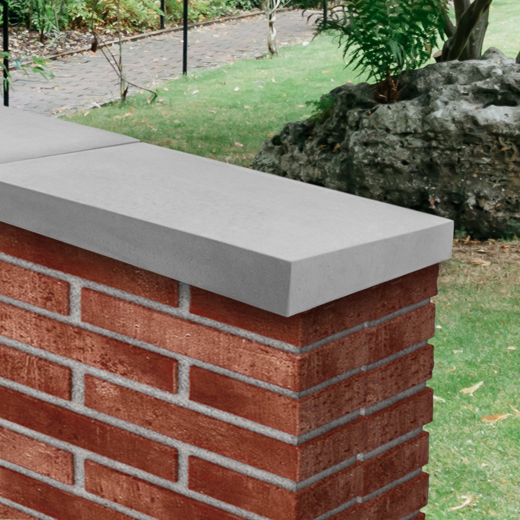 Willowcrete Single Weathered Concrete Coping Stone