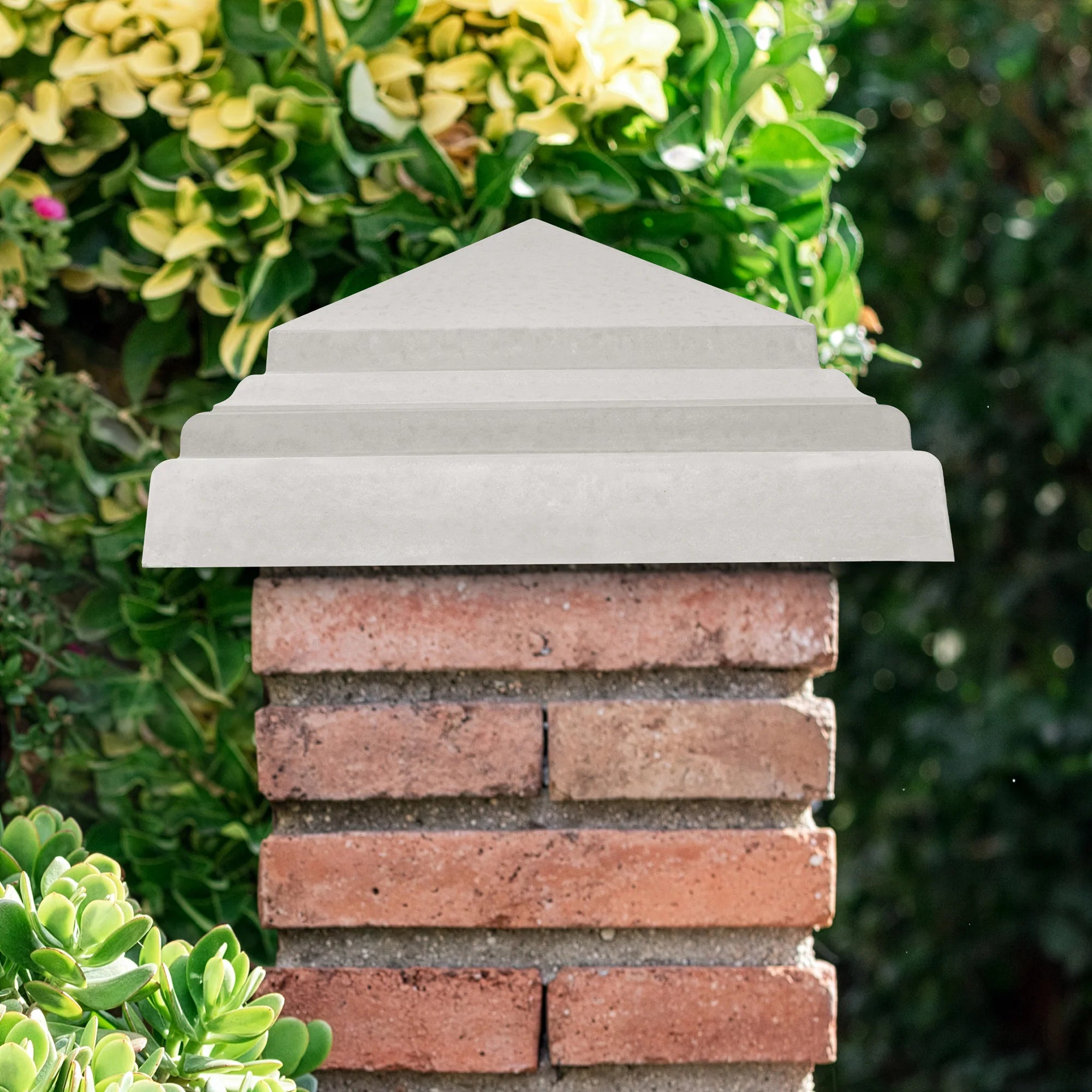 Willowcrete Stepped Peaked Concrete Pier Cap