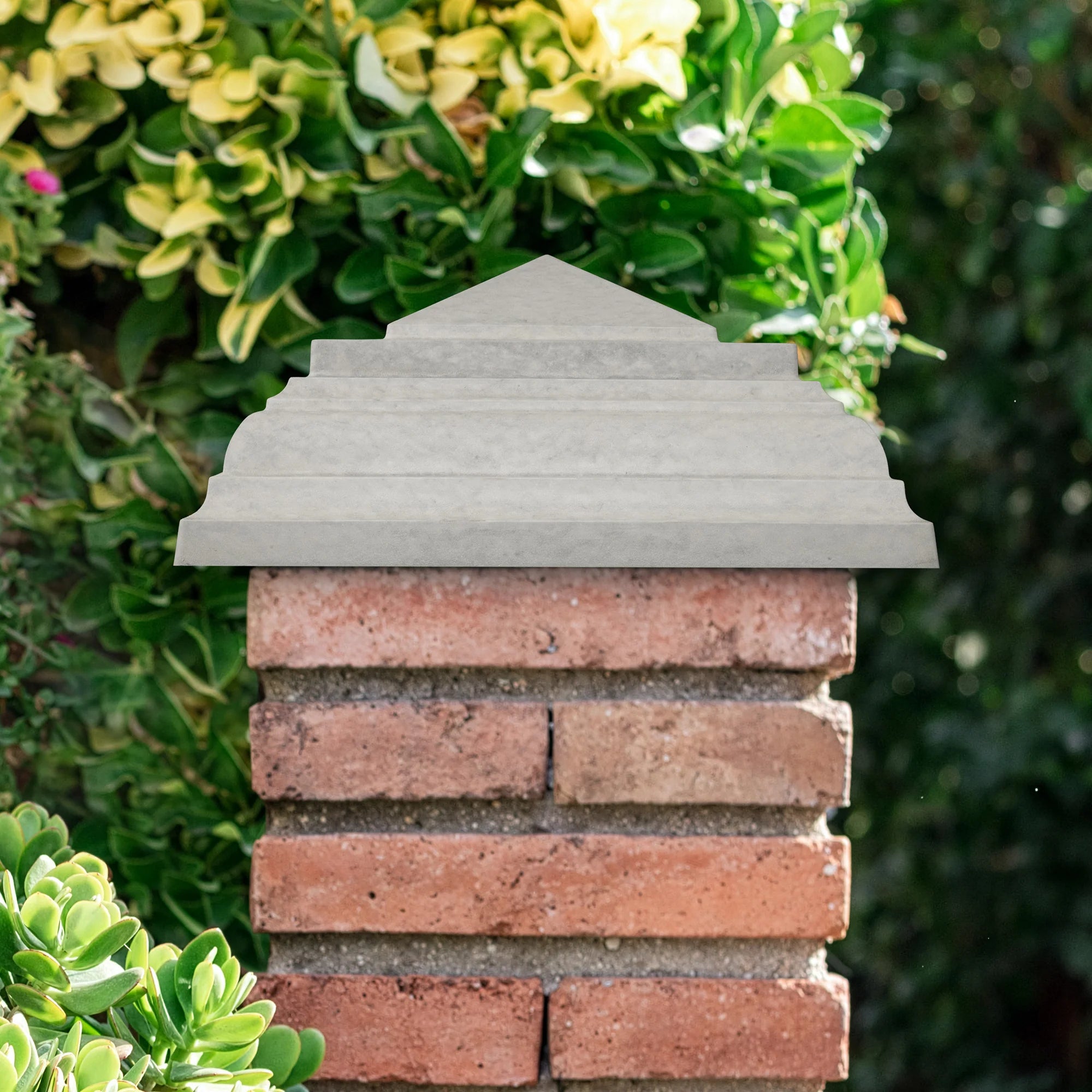 Willowcrete Stepped Peaked Concrete Pier Cap