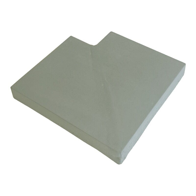 Light Grey Flat Concrete Coping Corner Return