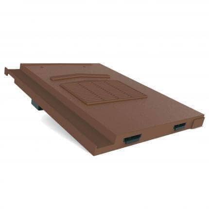 Manthorpe Non-Profile In-Line Roof Tile Vent - Brown
