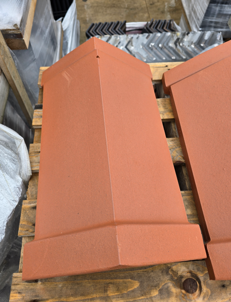 Marley Capped Angle Clay Ridge Tile 450mm