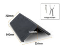Mayan Natural Slate All-in-One RealRidge Graphite 105° Ridge Tile - Roofing Supplies UK