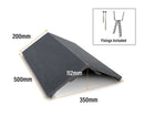 Mayan Natural Slate All-in-One RealRidge Graphite 120° Ridge Tile 500mm - Roofing Supplies UK