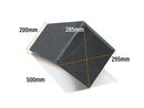 Mayan Natural Slate Classic RealRidge Graphite Block End Ridge Tile - Roofing Supplies UK