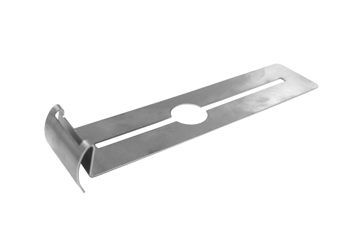 Metal bracket on a white background