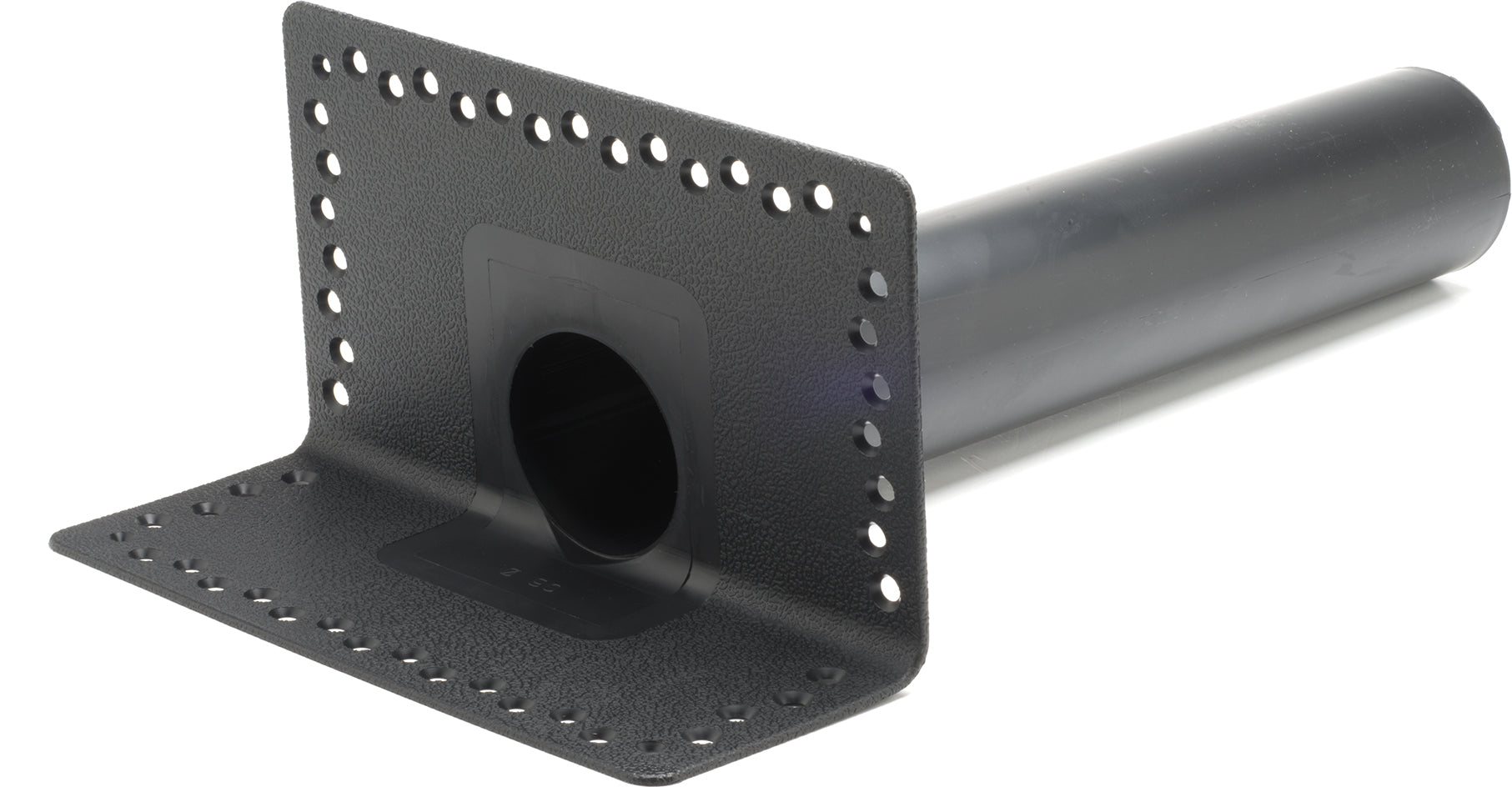 DEKS TPE Corner Fitting Perforated Flange Horizontal Parapet Drain Round