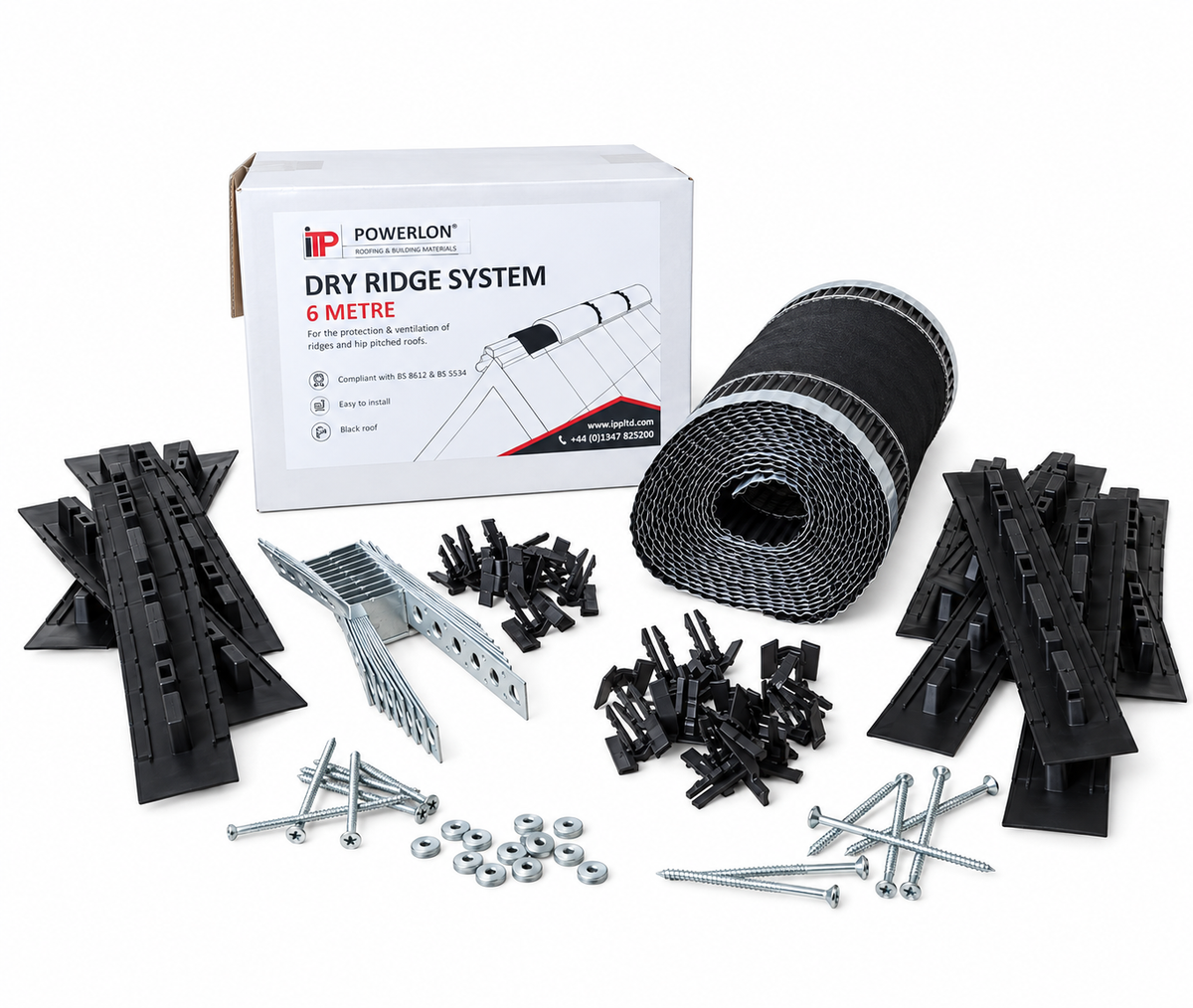 Powerlon Universal Dry Ridge Kit - 6m