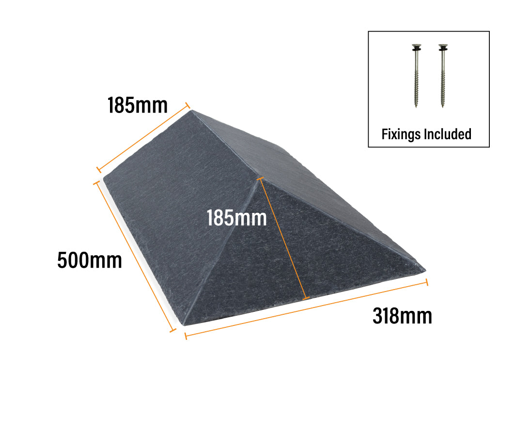 Mayan Natural Slate Ridge Cap - Overlap