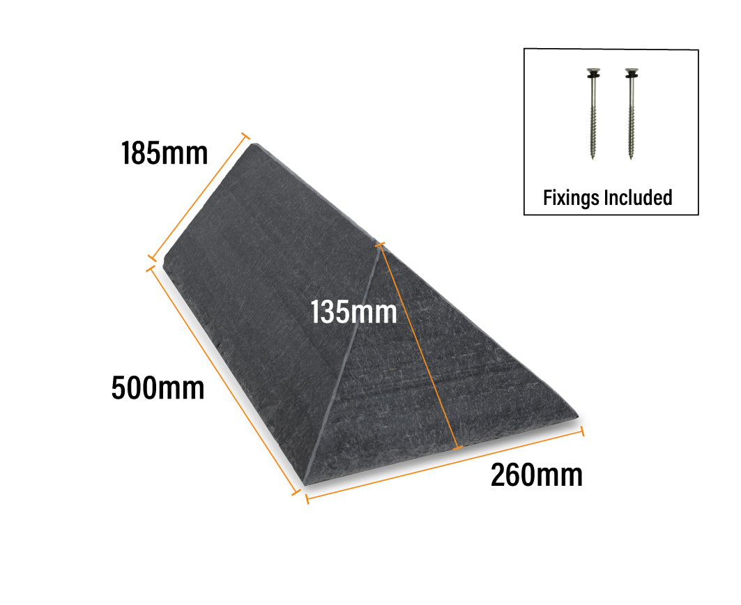 Mayan Natural Slate Ridge Cap - Overlap