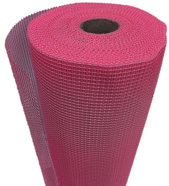 Up close of Alkali resistant fibreglass rendering mesh roll for render reinforcement 4mm grid 160g