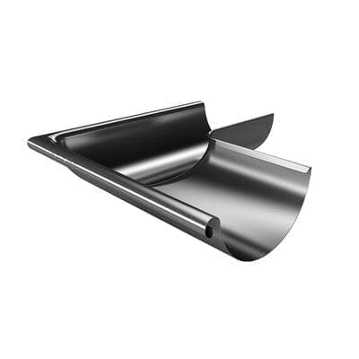 RoofArt Galvanised Steel 90° External Gutter Corner 150mm